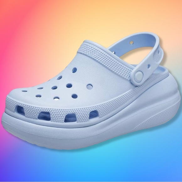 CROCS Shoes - NWT CROCS - CRUSH CLOG - PLATFORM - BLUE CALCITE